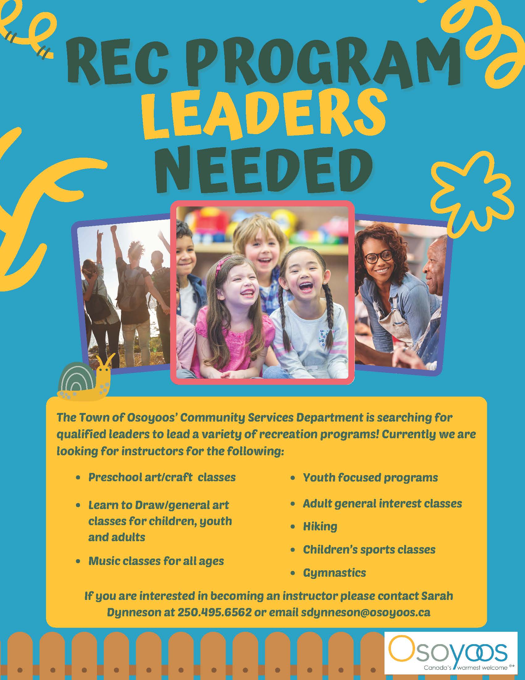 Program Leaders Wanted