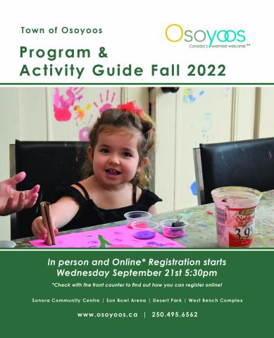 2022 Fall Program & Activity Guide